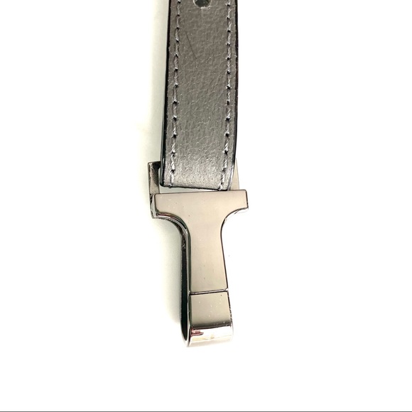 Elliott Lucca Gray Leather Purse Woven Handles  iPad Pocket Shoulder Strap - Picture 16 of 16